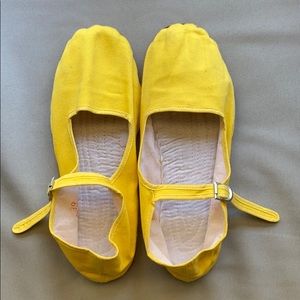 Yellow Mary Jane Shoes